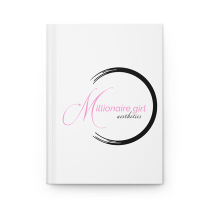 Millionaire Girl Aesthetics Hardcover Journal - Stylish Personal Notebook