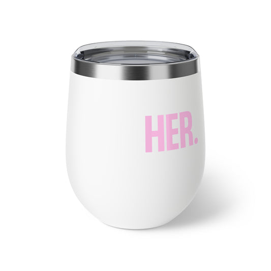 Personalized 12oz Copper Insulated Cup for Her - Perfect for Gifts and Celebrations