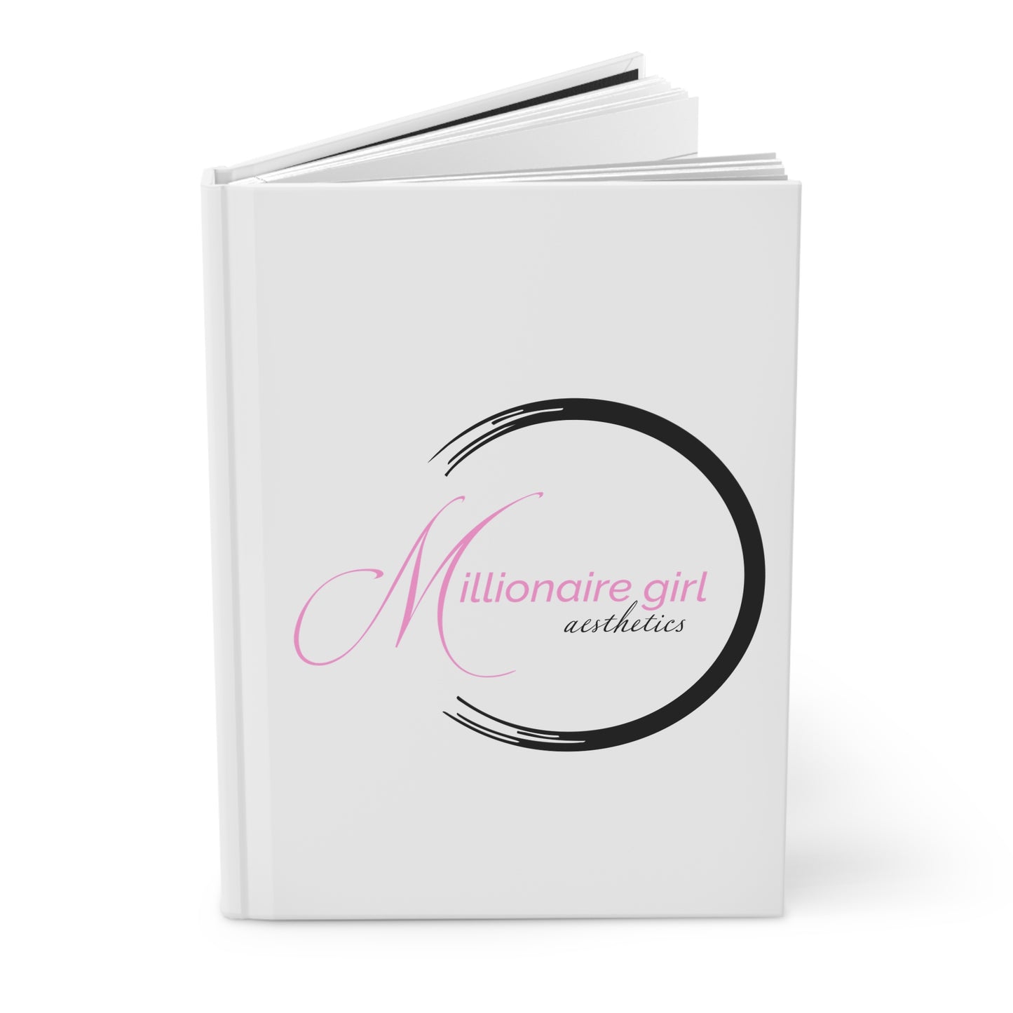 Millionaire Girl Aesthetics Hardcover Journal - Stylish Personal Notebook